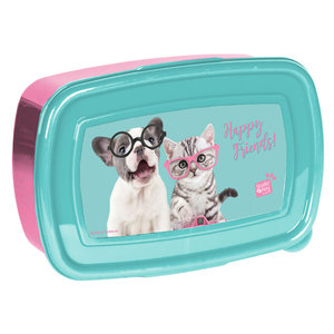 Uzsonnás doboz Happy friends, kék-2